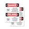 Signmission Pesticide Storage Area Bilingual Danger Sign, Plastic, 10in W x 14in L, 2PK OS-2PACK-DS-P-1014-VS-1524 - alternate 1